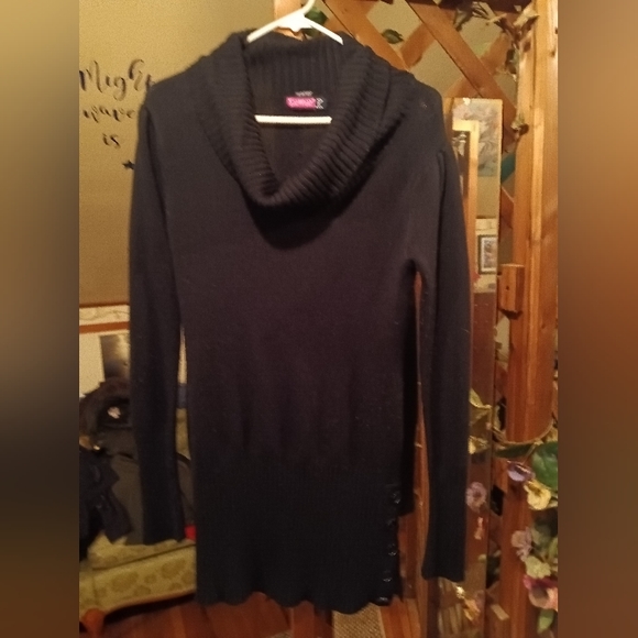 Rue 21 Black Sweater Dress - Picture 3 of 4